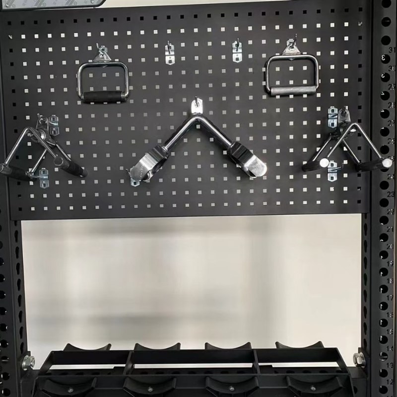 洞洞板收纳 rep深蹲架配件 洞洞置物板配15个挂钩 尺寸105x60