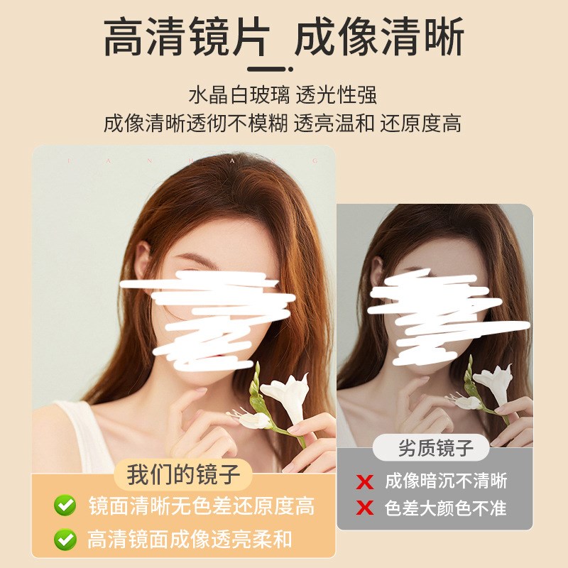 门后全身镜家用壁挂贴墙自粘穿衣镜学生宿舍挂门镜卧室落地试衣镜