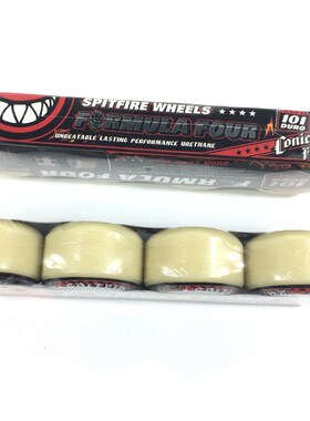 spitfire wheels小火人双翘滑板轮101A硬轮红色52*32mm动作H型