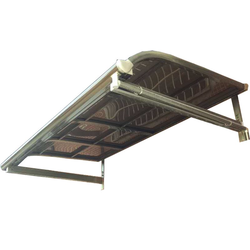 领格 铝合金雨棚欧式别墅pc耐力板铝合金露台窗棚户外遮阳雨棚厂