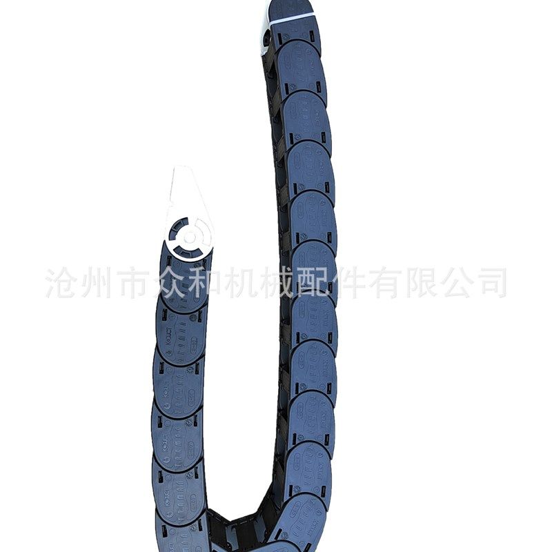 STC机械手拖链/KDP025*25/40*35-500配接头/肯泰特双向弯曲拖链