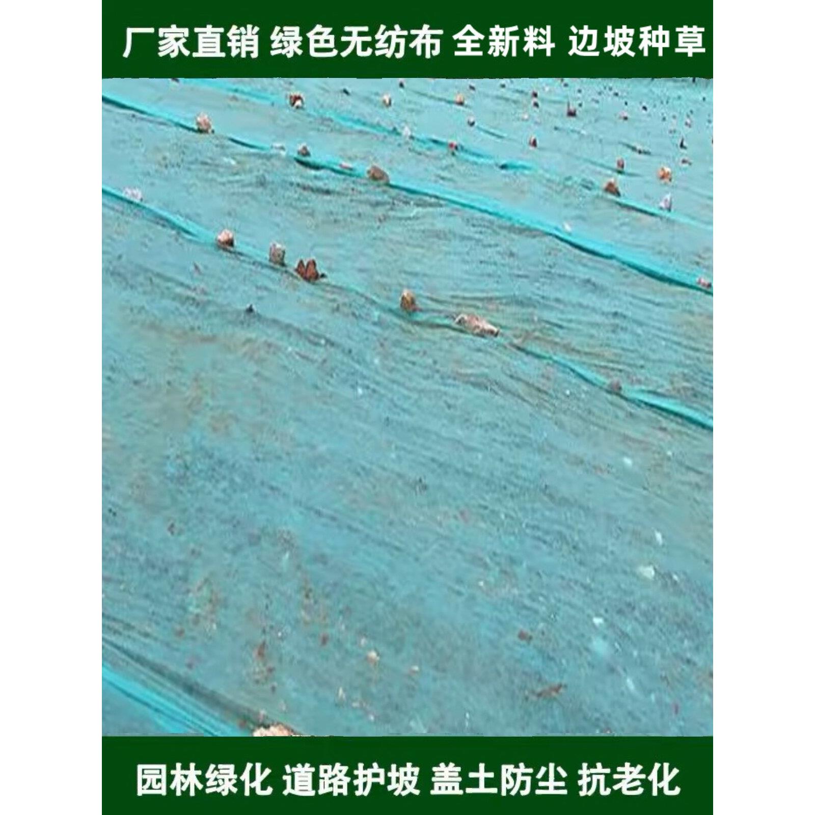 园林绿化无纺布全卷施工现场防尘罩布草坪边护坡草籽罩布