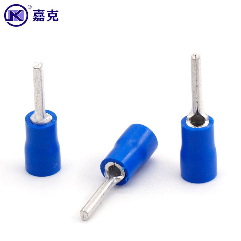 PT2-12紫铜冷压针形预插绝型缘接线端V子针冷压HBW端子接线鼻压线