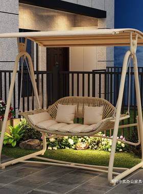 秋户外吊椅别墅室庭院花园摇千椅露台阳台民宿躺WCU椅网红外双人