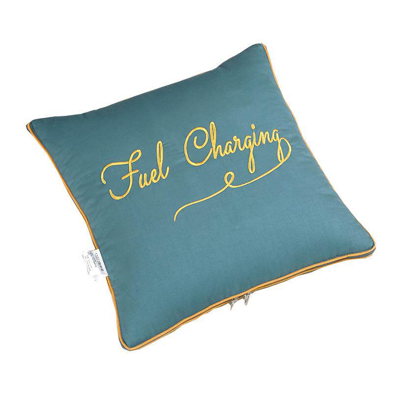 夏季纯棉抱枕毯子两用新款加厚汽车四用通枕无品牌/头被子合一季