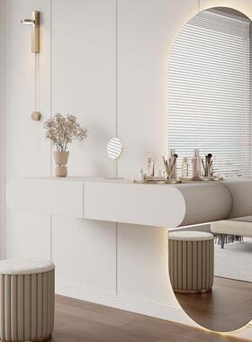 悬梳空台15281小型壁挂式卧梳妆妆室台化妆台悬浮梳妆台收纳一体