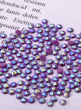 厂家直82.8mmYZA销石钻画5d2.mm圆钻AB平底树脂钻亚克力DMC447色