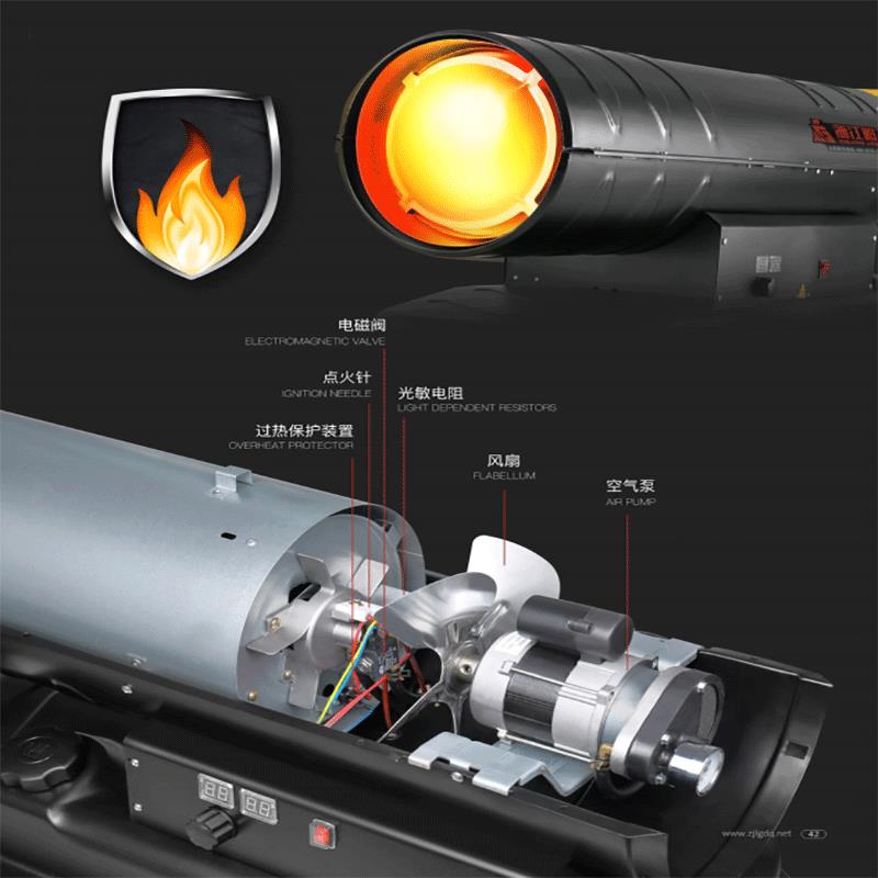 燃暖风大机养殖场育雏油棚烘干专用工业功率面积柴油热IUG风取大