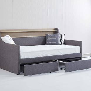 意奢式 轻极简主卧大床大布艺床KBN约落地现代简金属腿床