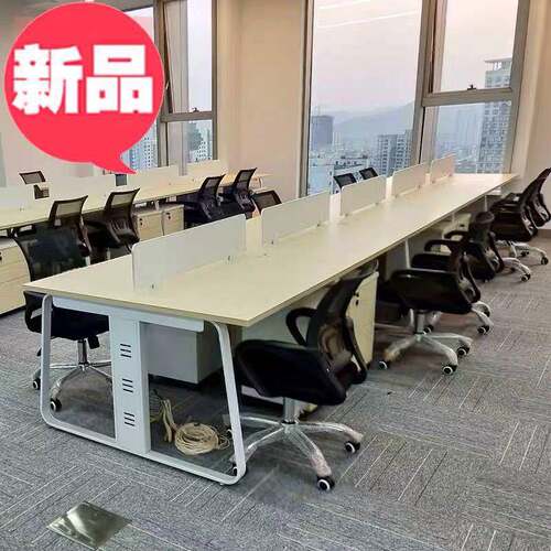 办公2室单人员工电脑桌四人职员办位公YH-7045桌人办公桌组合椅来