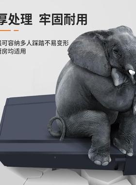 垃白云圾号桶长方形窄夹缝带盖按酒压式商用店物77224业楼道厕所