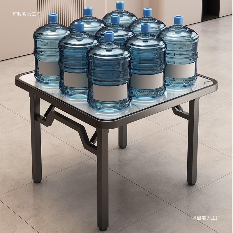 F986SJTM桌不挡折叠子正方形餐桌家用小户型吃饭桌桌子掼蛋烤火腿