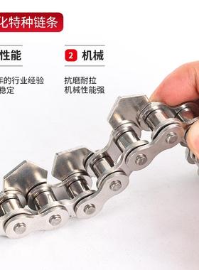 非QPY附件传送链精滚子密条工业机械设备标链条厂家直供链多规格