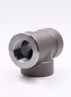 14316不钢锻异径三通变牙径内丝内三通高压造内牙不锈钢螺纹锈三