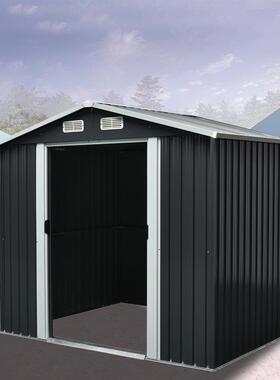 外户铁皮房室外天台子庭院院移动临时组装室工具储藏组合tlznloj#