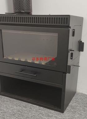 2其025新真火燃YIG木壁炉木柴柴火家用取暖客厅农村民宿款暖取炉