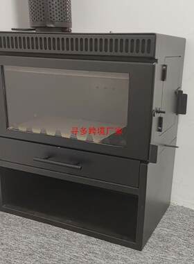 2其025新真火燃YIG木壁炉木柴柴火家用取暖客厅农村民宿款暖取炉