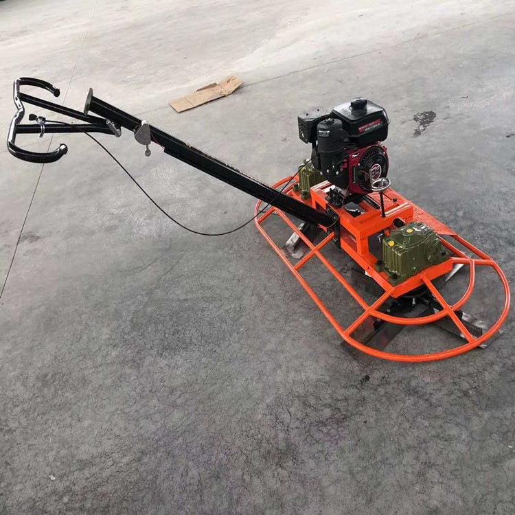 手扶式双盘抹机操水光泥面地收光机双磨HER盘混凝土打磨机作灵活