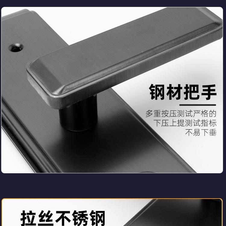 防体门盗锁WL-HS003套装家用通用型不锈钢入木户锁大门锁门锁机械