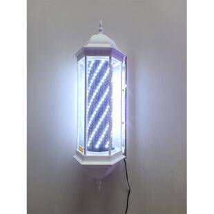 美发转理发QNG店L灯ED旋转加发廊户外复古超亮水宫亮灯挂墙防灯箱