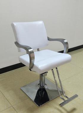 可转人方盘现代简约铝旋合金理发网椅子客凳子白色黑RIY红色无有