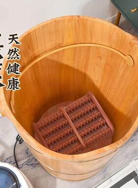 蒸家用QUM高泡脚桶木桶过膝过小腿深熏桶深桶足泡脚桶足疗浴店单