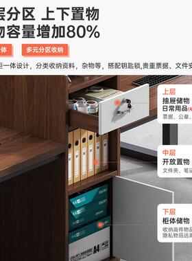办公桌员工作位公简约现40931代家用电桌书桌办室桌椅组脑合职员