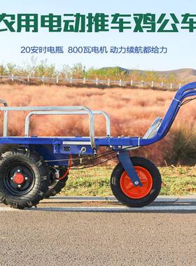 电鸡园公车农用三轮手推车家用50883双动果四轮搬运养殖爬坡运输