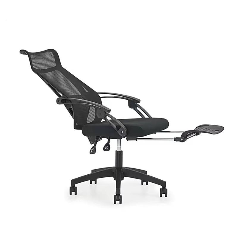 可躺办公椅子透气椅职员ali-7287椅网脑椅办公议会椅带头枕带搁脚