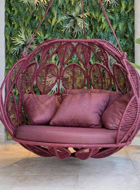 网红地10863鸟巢吊椅秋院千篮藤户外庭室内落家用摇篮阳台椅单人