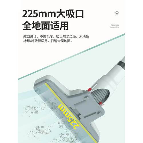 猫手持式用小吸型超静音毛大力吸尘机德线国床无WZK吸尘器家用工