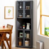 409ZJG转角餐边柜酒储物柜茶水柜柜厨房置物柜橱柜子边客厅靠J&竹