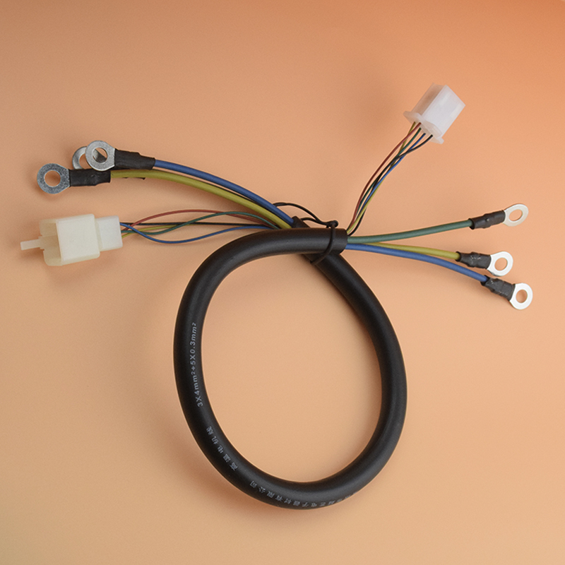 电动两三四轮车电机线差速电机电动车耐高温线霍尔八芯线延长线