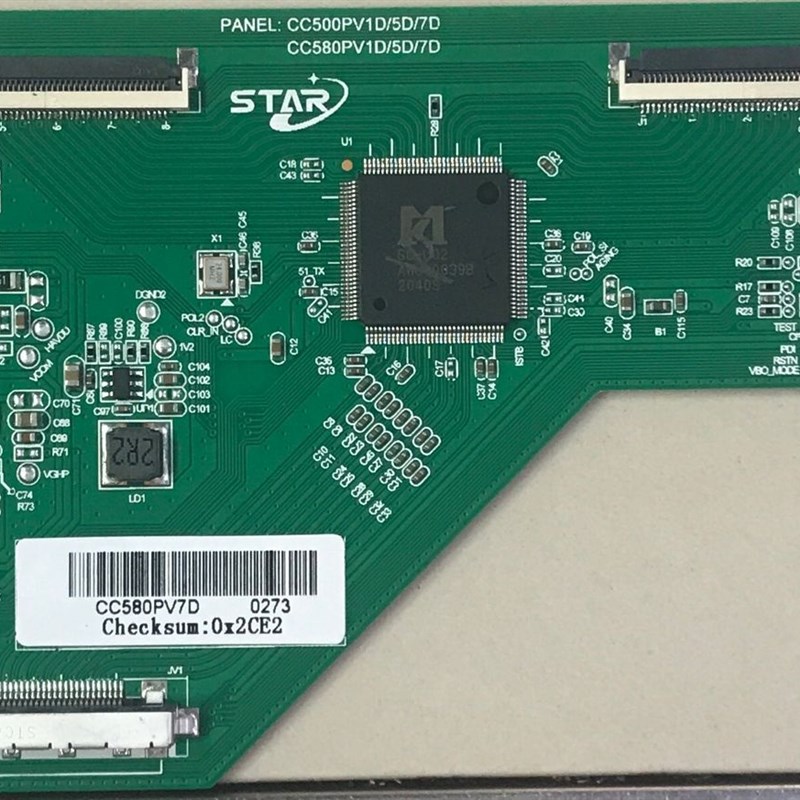 升级逻辑板CC500PV5D /D/7D CC0PV5D 4K支持单双分区