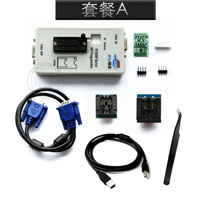 新款RT809F 电脑主板液晶电视通用智能U编程器笔记本BIOS烧录器