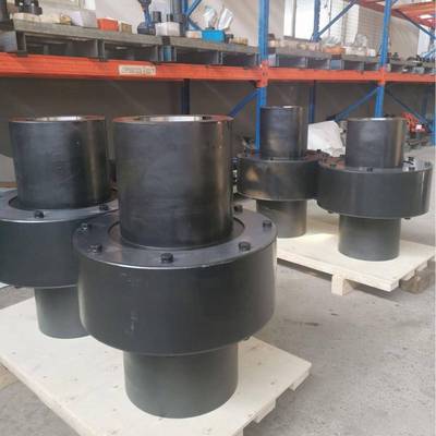 弹性齿式联销轴器注尼龙棒连接滚筒WSC设用柱销连备轴器