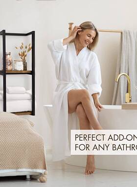 卫LJ10067生间多功能品装饰物架壁挂巾式浴室毛巾物架铁艺拆装浴