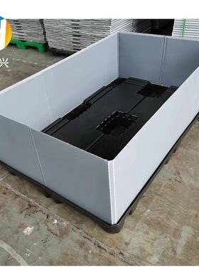 MRY工业周转折家叠围板箱加厚地盖蜂窝板塑料箱厂箱天直销