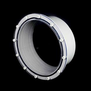 管pp法兰窗透明视视窗pp喷塔检测口淋废气塔LLG视窗检修口短视窗