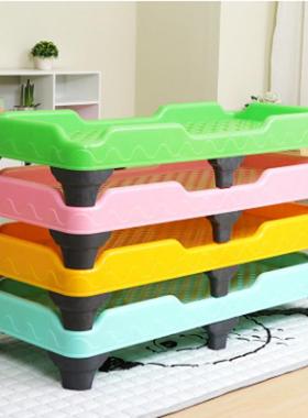 BB202011幼儿园儿童床小孩床儿加厚塑小料床折叠拼接床全幼园床注