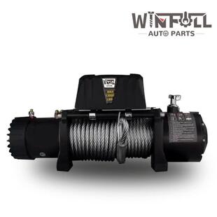 12v24v直流电动绞盘自1000LBS589KG钢7丝绳救SUF脱困电动绞盘