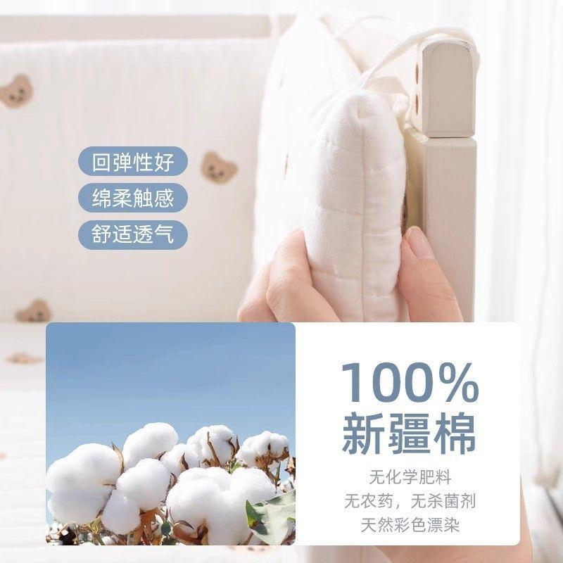 纯棉缝童婴儿床围靠新生宝宝防撞缓冲可床拆绗洗床挡软无品牌/包