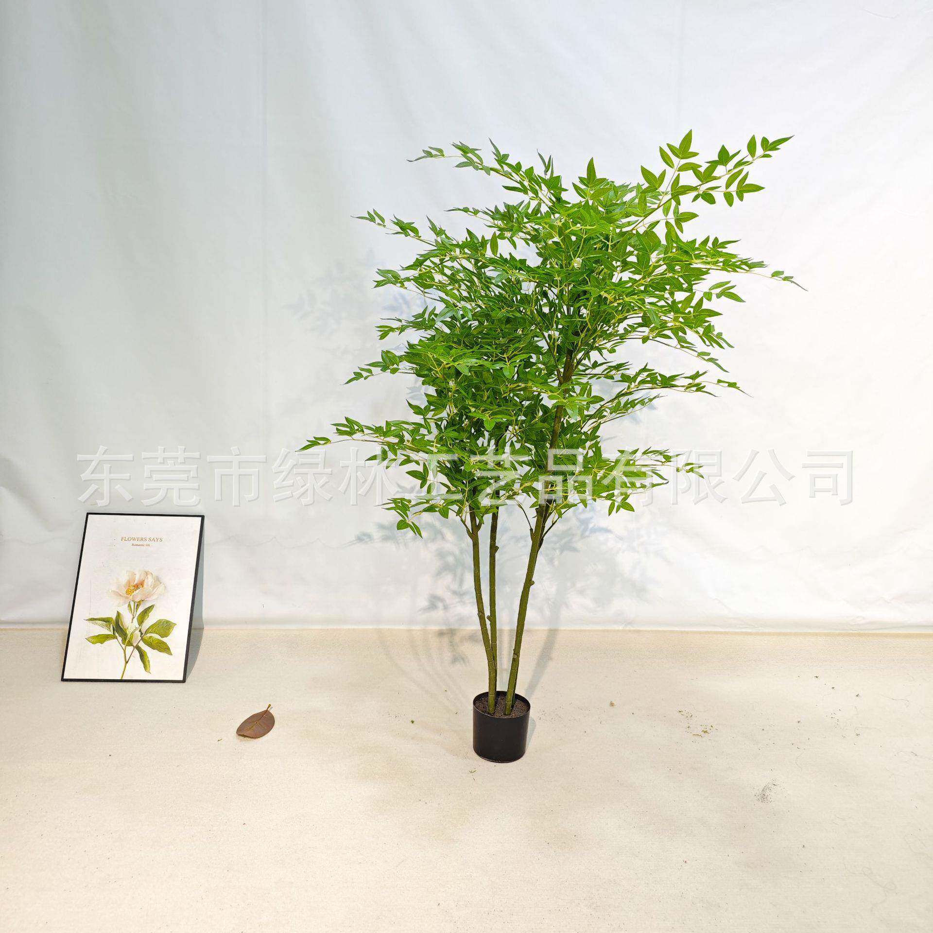 仿真新款南式竹仿真绿植庆新中家居酒店UZW装饰婚天花艺