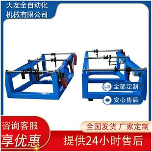 挂手动有三联轴磁粉放线架BUT轴式 被动放线机换轴线钢丝绳放收线