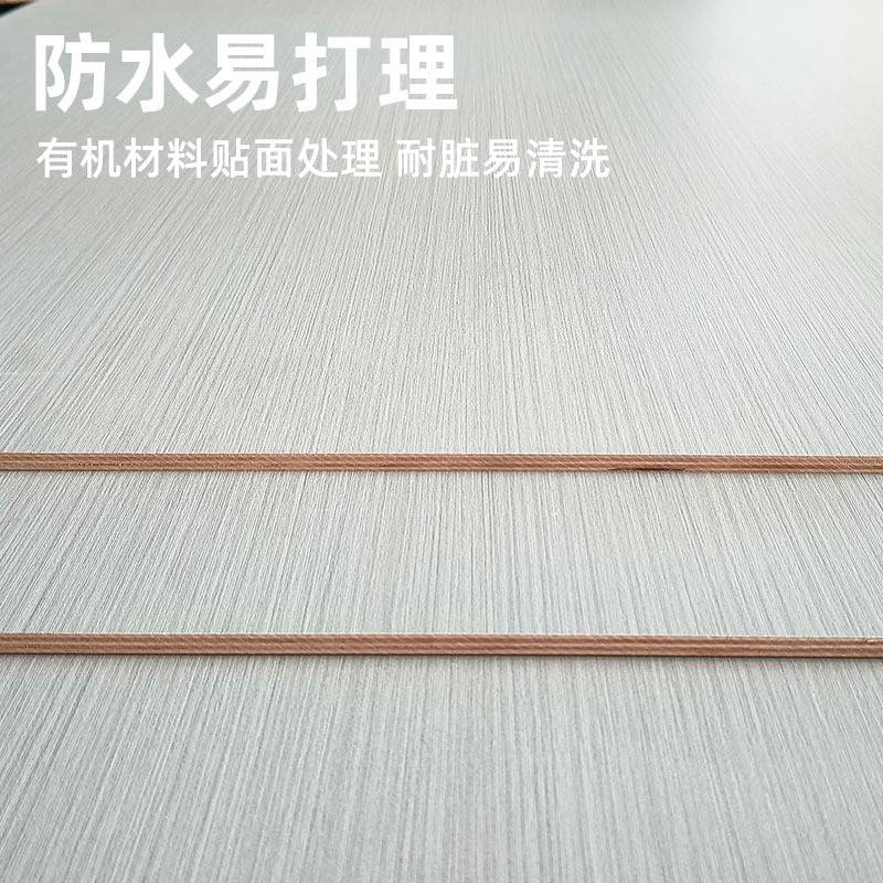 E0级多层实木生态板木工衣柜装修专用板1.22*2.44免漆生态板整张