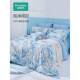 x棉yt60支双层纱布拼套绉布纯棉床上四F7667T98件全床被套床单品
