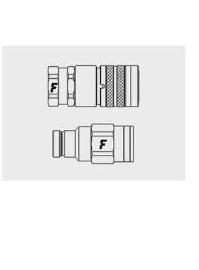 倍润Faser快t速接速头FH无品牌/P系列高压应用F的平面快接头