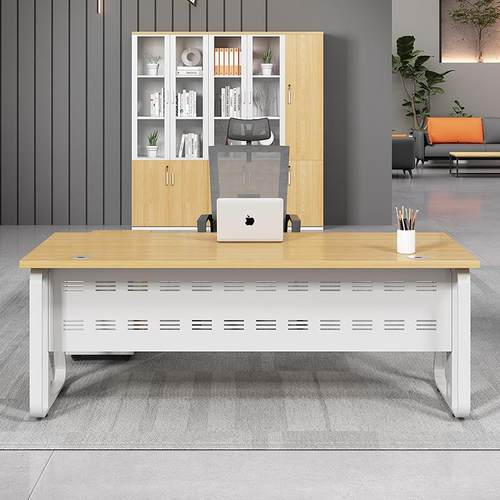 老板桌办公家具无品牌/简约现代板式裁大班台总公主桌管经理桌老