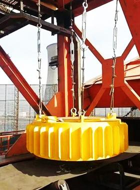 电磁除231124铁器生产厂自卸干式悬动挂全自强磁除器自卸式除铁铁