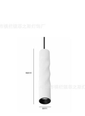 创意圆代柱形小灯吊多灯样TJS造型尺寸多色可选现简约照明装饰现